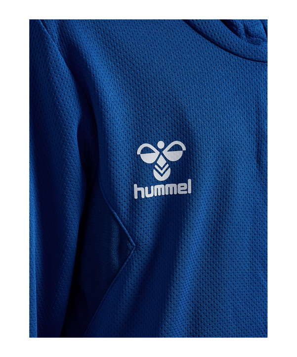 Hummel hmlAUTHENTIC PL Kapuzenjacke Kids Blau F7045 - blau