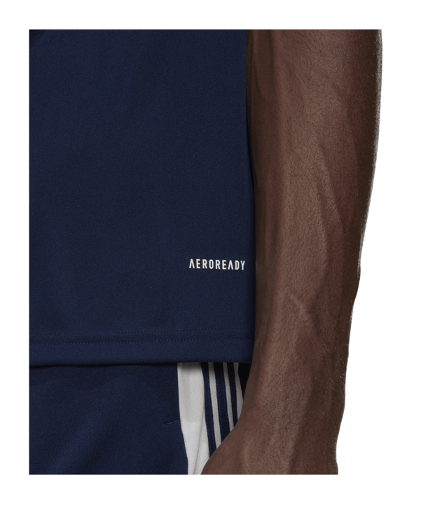 adidas Squadra 21 Poloshirt Blau Weiss - blau