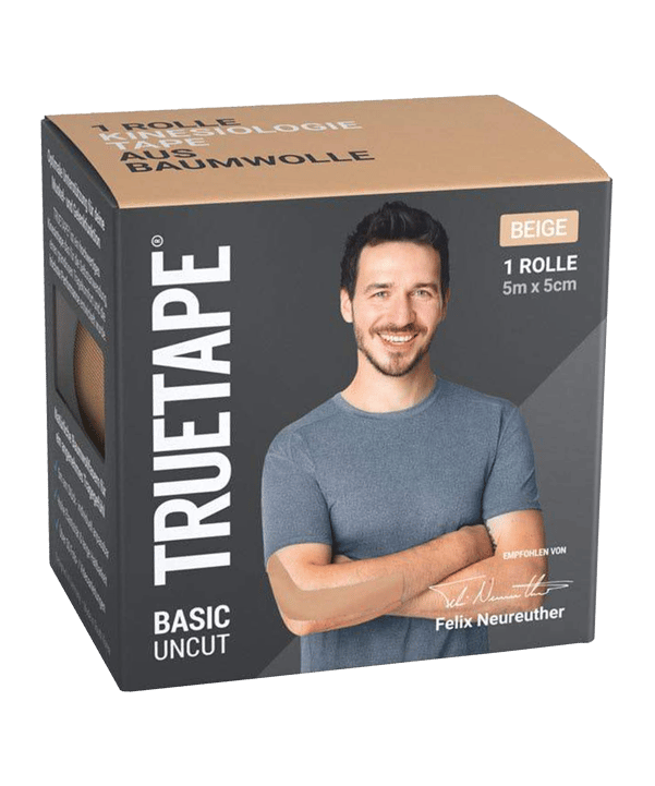 Truetape Basic Baumwoll Kinesiotape Uncut Beige - beige