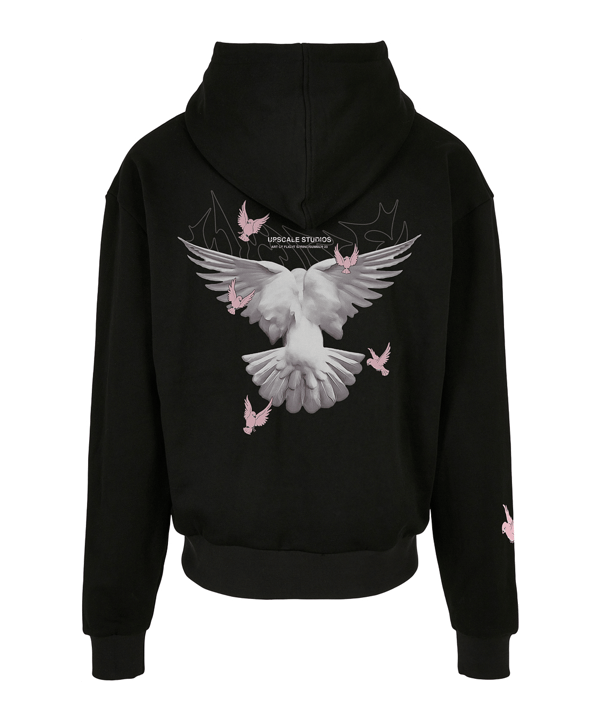 Mister Tee Doves O Fullzip Sweatshirt Schwarz - schwarz