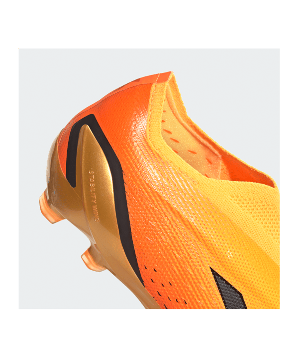 adidas X Speedportal+ FG Heatspawn Orange Gold Schwarz - orange