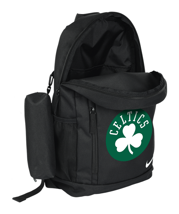 Nike Boston Celtics NBA Elemental 20L Rucksack Schwarz Fnaw - schwarz