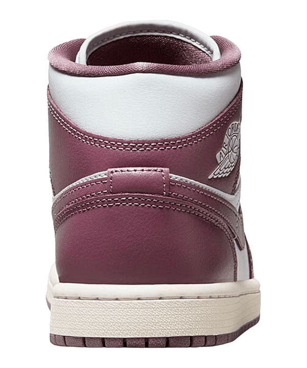 Jordan Air 1 Mid Damen Weiss Lila F050 - weiss