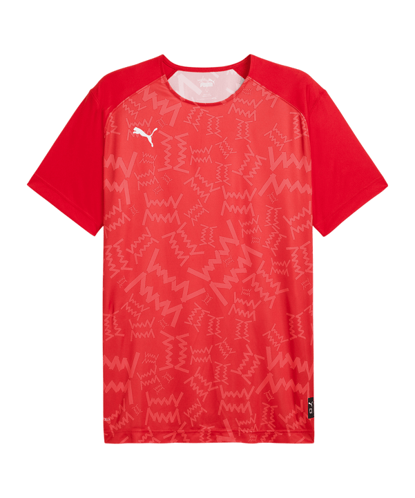 PUMA Teamjaws Graphic Ss Shooting Maglia Rosso C03 - rosso