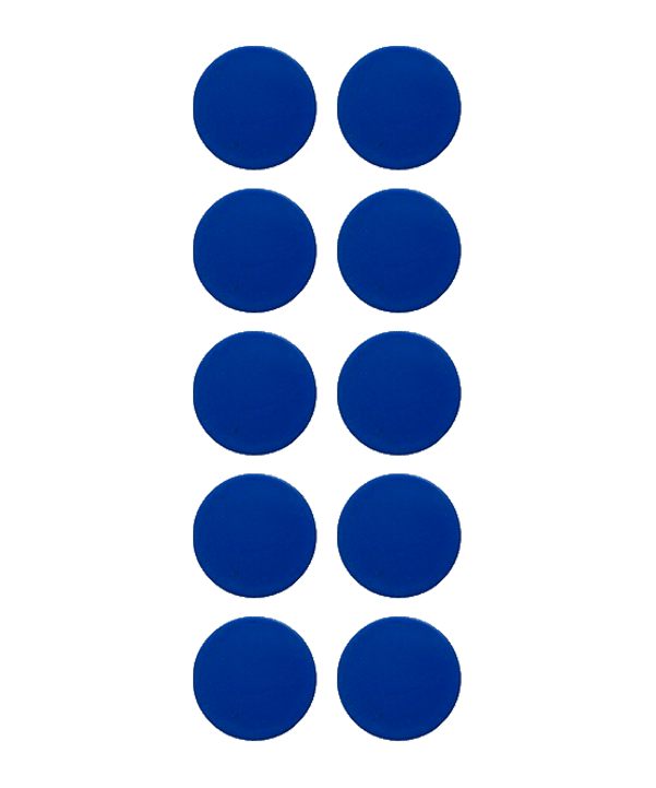 Cawila PRO Rundmagnet 10er Set 20mm Blau - blau