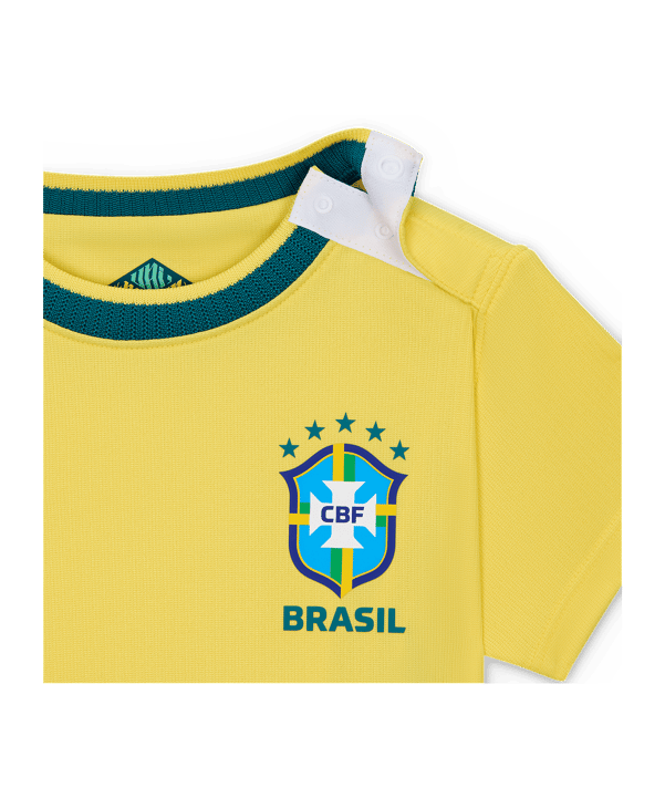 Nike CBF Brasilien Minikit Trikot Set Home WM 2026 Kids Gelb F724 - gelb