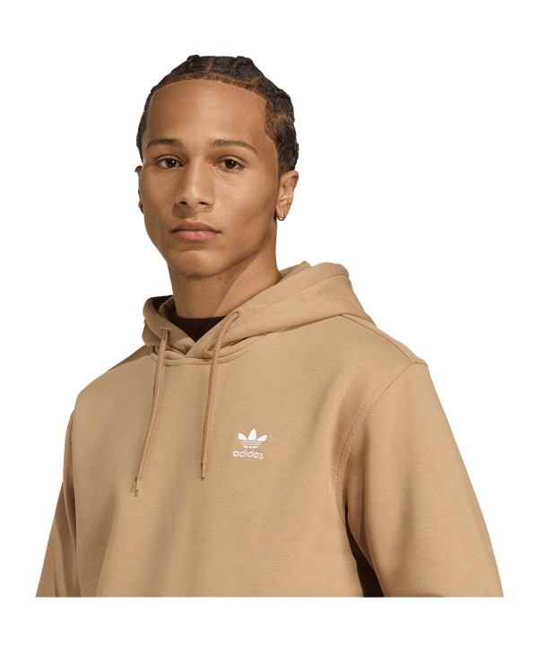 adidas Originals Trefoil Essentials Loose Hoody Braun - braun