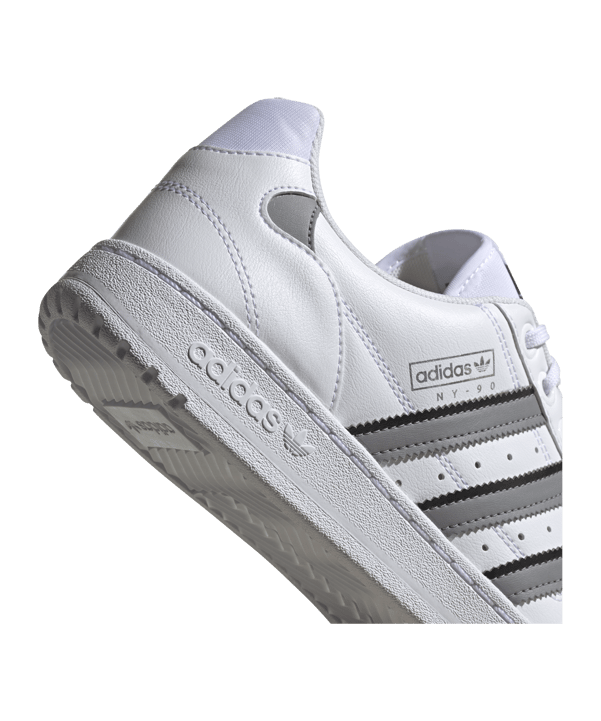 adidas Originals NY 90 Stripes Weiss Grau Schwarz - weiss