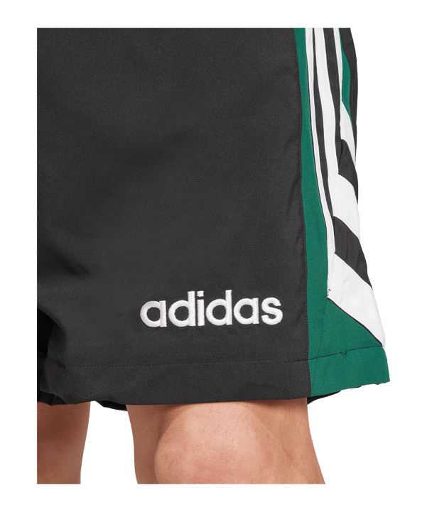 adidas Originals 90s Football Short Black - schwarz