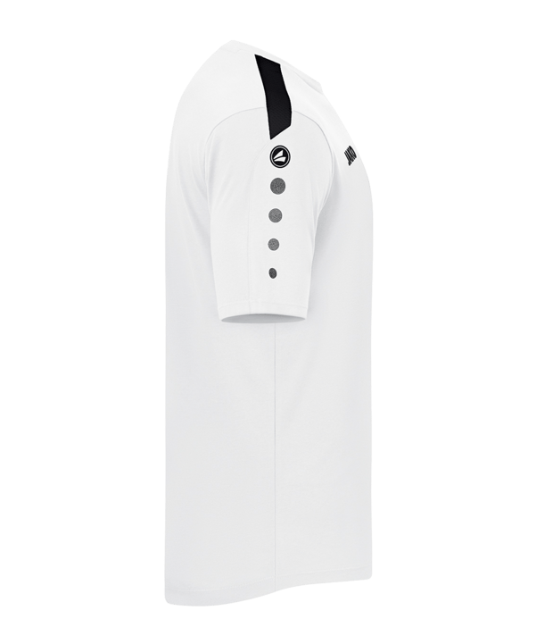 JAKO Power T-Shirt Weiss Schwarz F000 - weiss