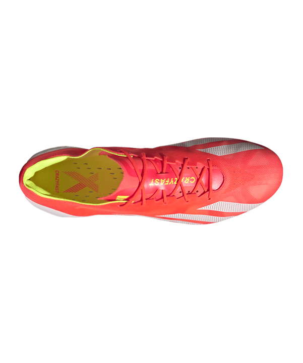 adidas X Crazyfast+ FG Energy Citrus Rot Weiss Gelb - rot