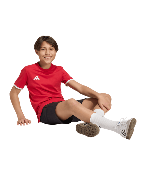 adidas Entrada 26 Trainingsshirt Kids Rot - rot