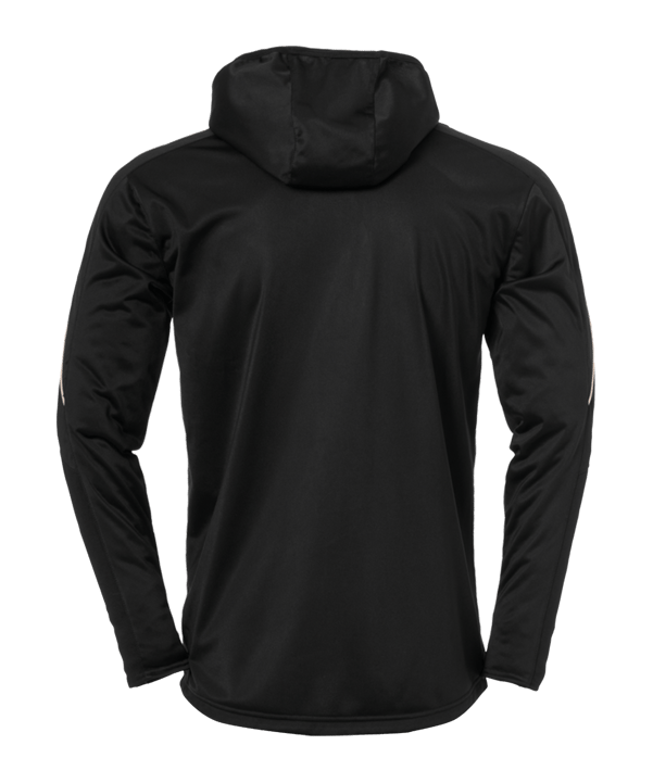 uhlsport Stream 22 Kapuzenjacke Schwarz Weiss F01 - schwarz