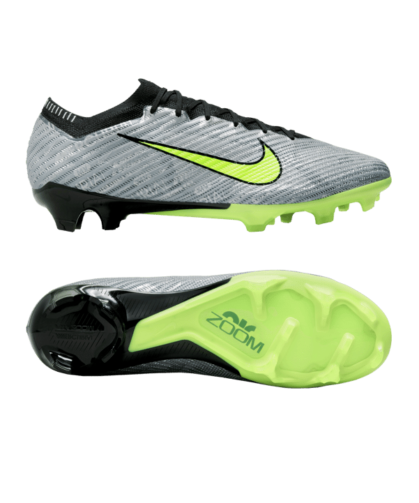 Nike Air Zoom Mercurial Vapor XV Elite FG XXV Silber Gelb F060 - silber