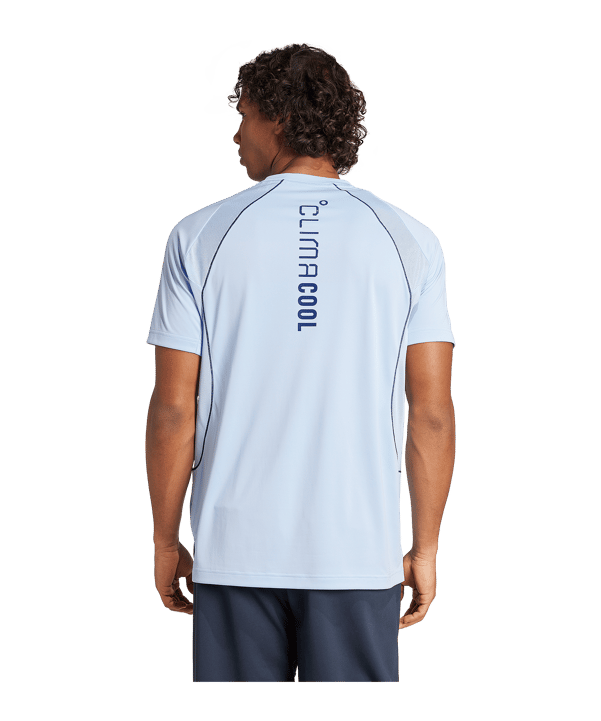 adidas Tech Apparel Climacool T-Shirt Blau - blau