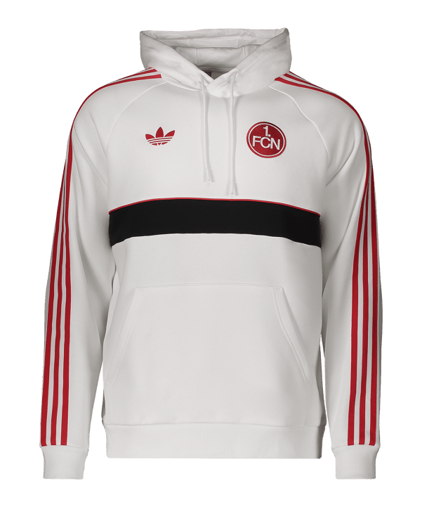 adidas Originals 1. FC Nürnberg Sweatshirt à capuche 2026/2027 Blanc - blanc