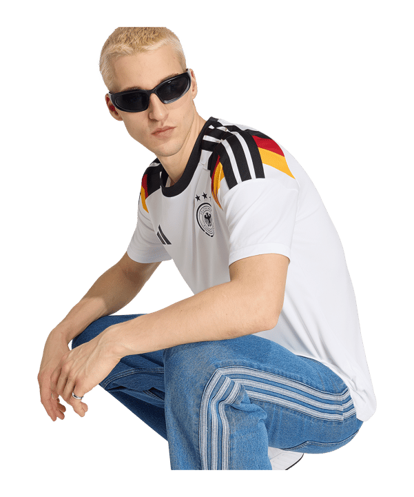 adidas DFB Duitsland Fan Shirt Home WK 2026 Wit - wit