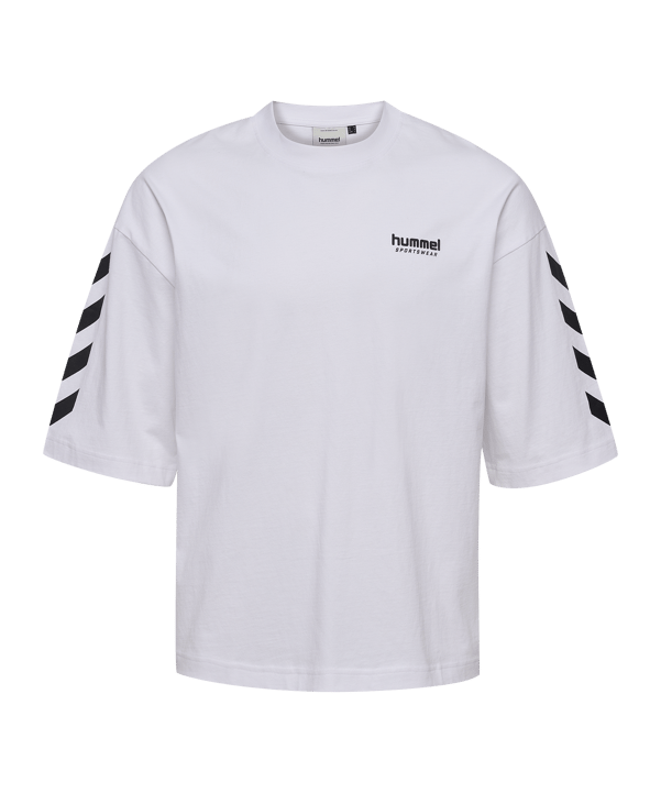 Hummel Oversized Willy SW T-Shirt Weiß F9001 - weiss
