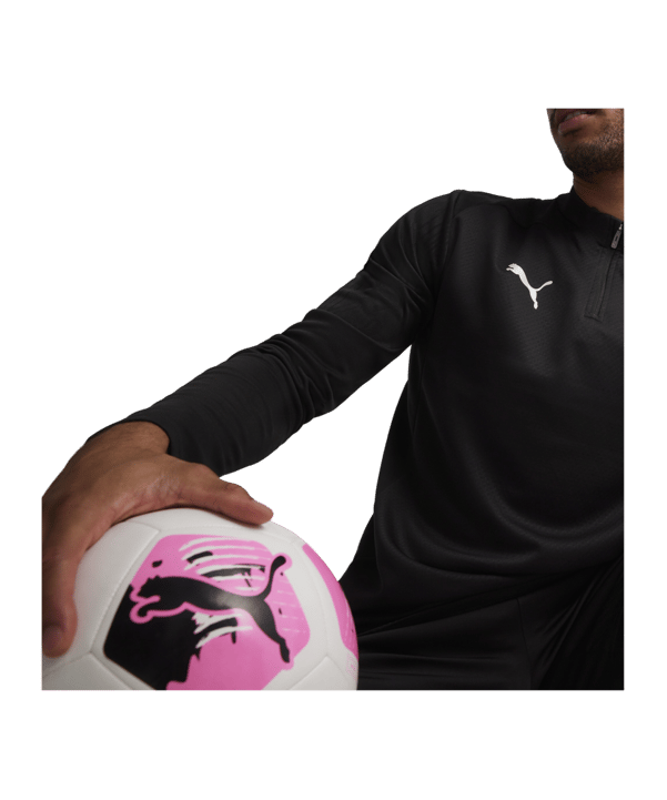 PUMA teamFINAL Training 1/4 Zip Sweatshirt F03 - schwarz