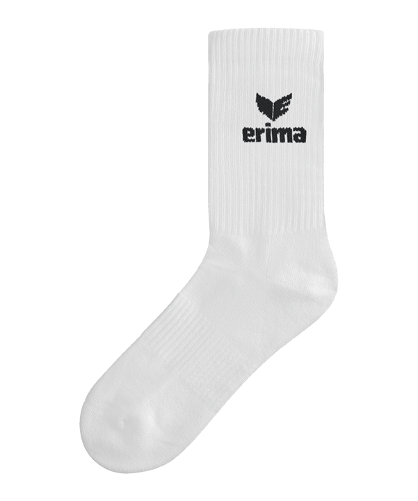 Erima Sport 3Pack Sokken Wit Knewwhite - wit