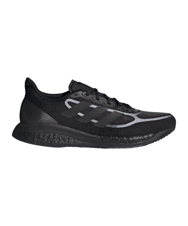 adidas Supernova+ Running Schwarz Silber - schwarz