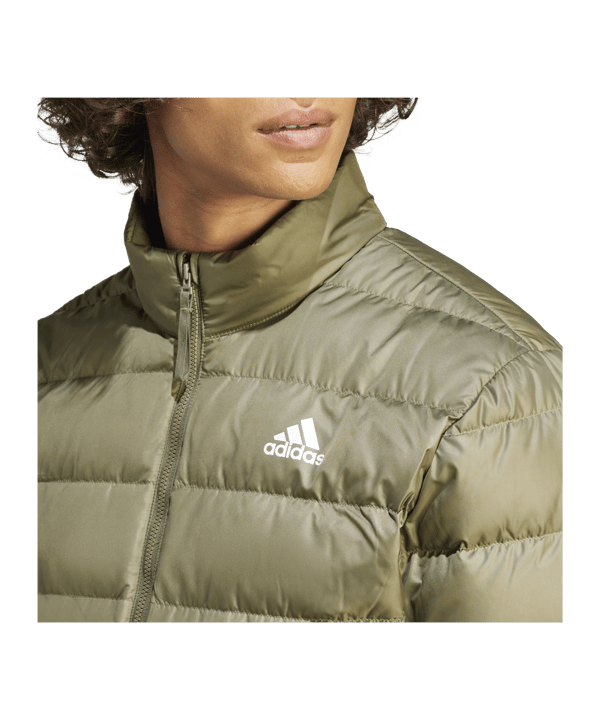 adidas Essentials Lite Down Jacke Grün - gruen