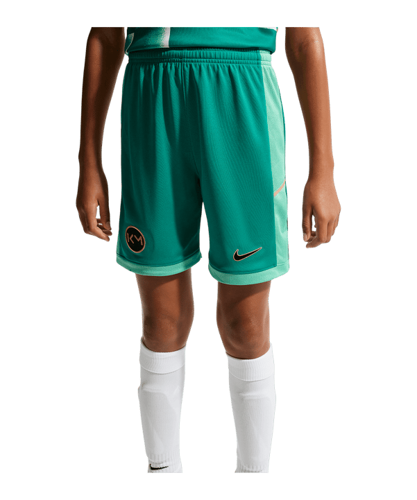 Nike Academy Kylian Mbappe Short Kids Grün F389