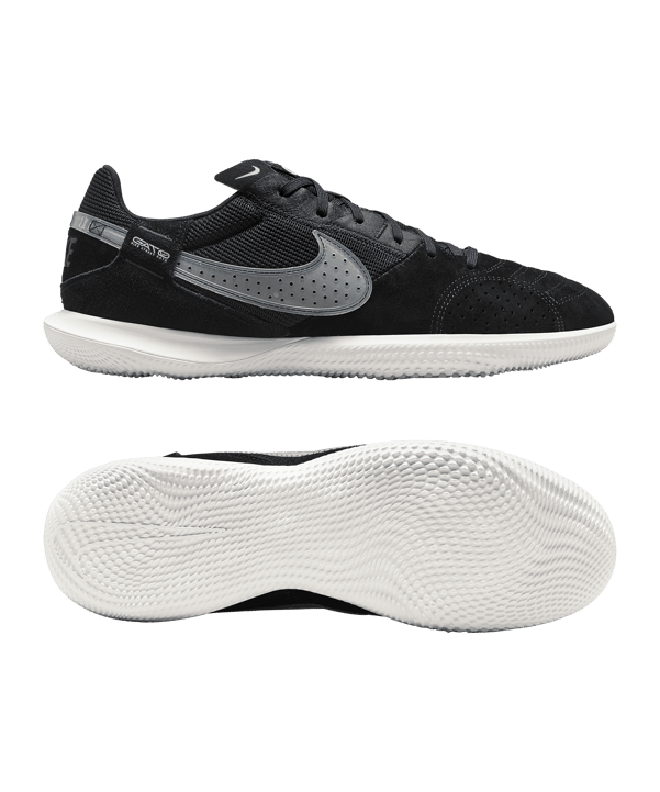 Nike Streetgato IC Halle Schwarz Weiss F010 - schwarz