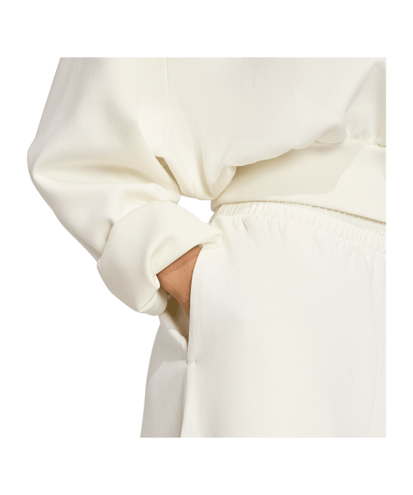 adidas Soft Lux Sweatshirt Damen Weiß - weiss