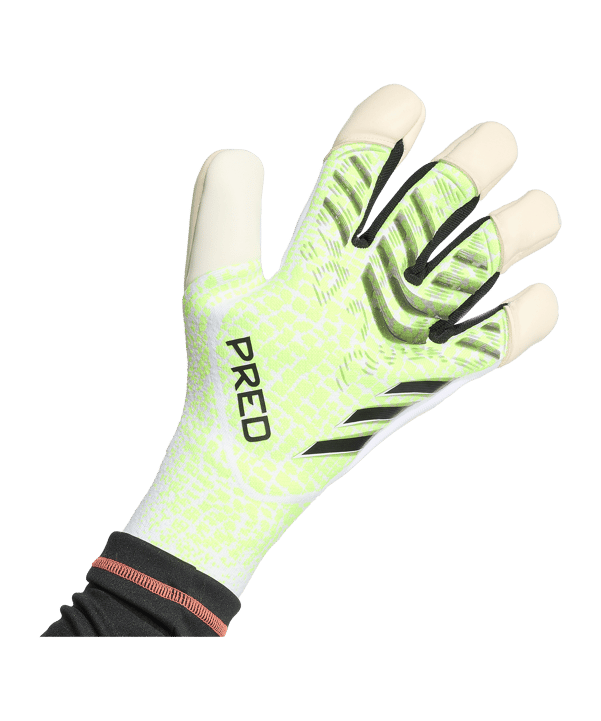 adidas Predator Pro Hybrid PC Torwarthandschuhe Radiant Blaze Grün - gruen
