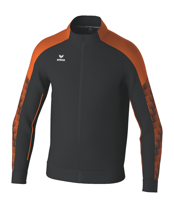 Erima EVO STAR Trainingsjacke Kids Schwarz Fschwarzorange - schwarz