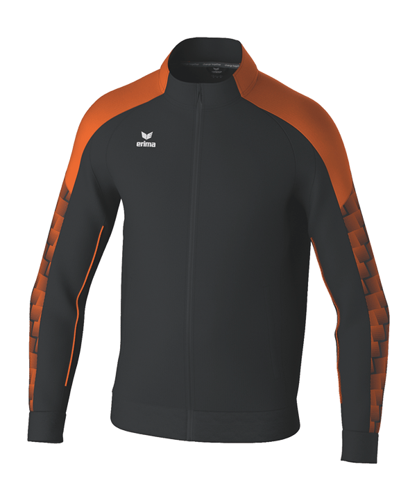 Erima EVO STAR veste d'entrainement enfants  noir Fschwarzorange - noir