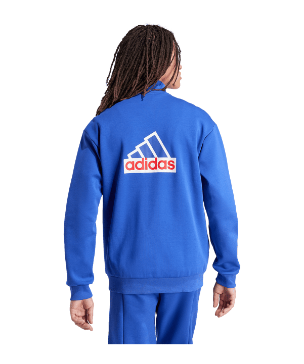 adidas Future Icons Badge of Sport Sweatshirt Blau - blau