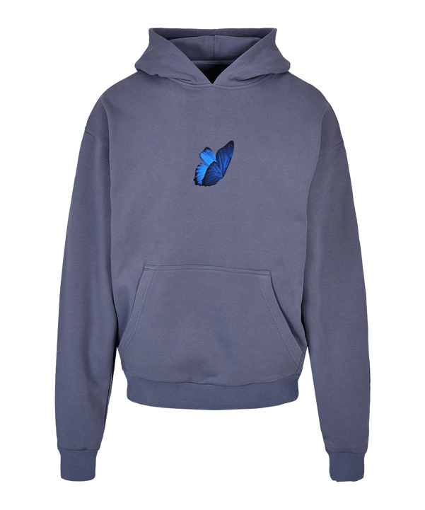 Mister Tee Le Papilloversized Hoody Blau - blau