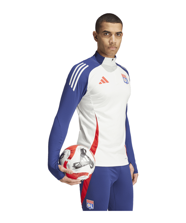 adidas Olympique Lyon Sweatshirt Weiss - weiss