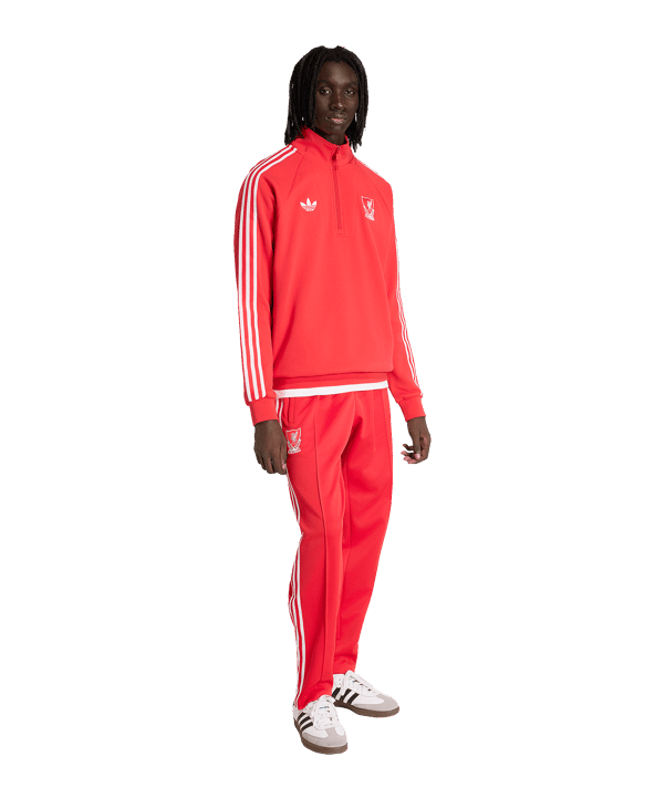 adidas FC Liverpool Originals Zip Top Rot - rot