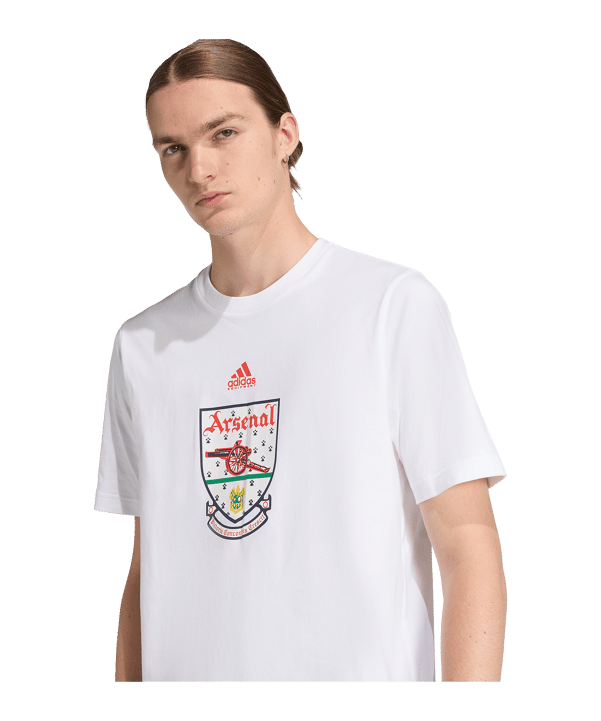 adidas FC Arsenal London 92-94 T-Shirt Weiß - weiss