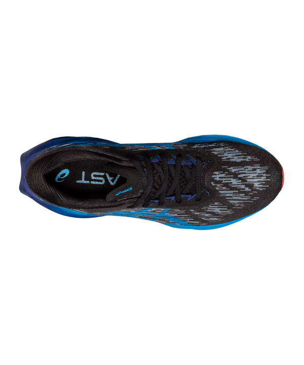 Asics Novablast 3 Schwarz Blau F004 Laufschuh - schwarz