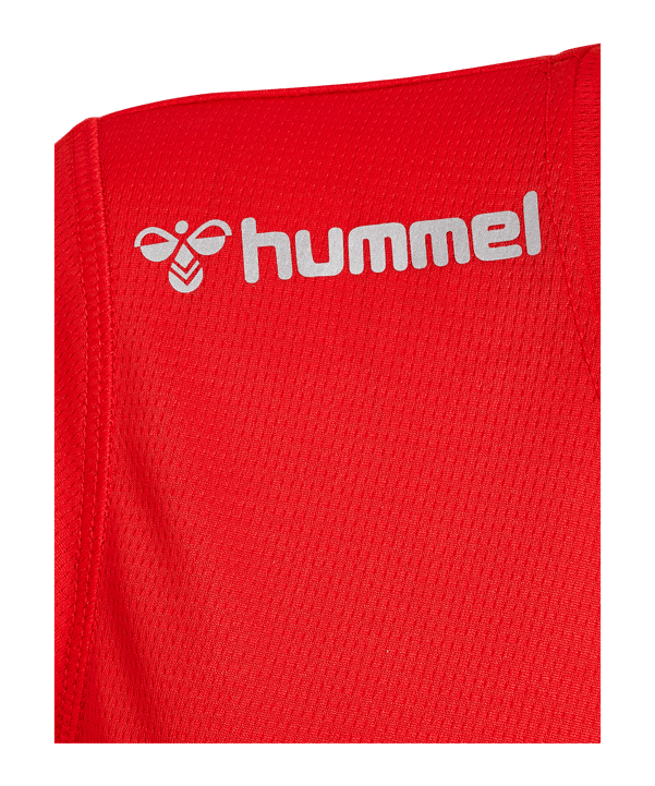 Hummel Run Trikot langarm Damen Rot F3365 - rot