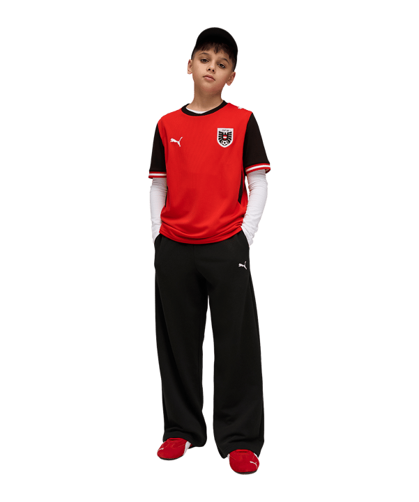 PUMA ÖFB Österreich Replica Trikot Home WM 2026 Kids Rot F01 - rot