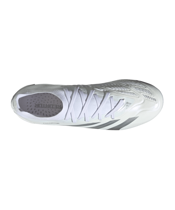 adidas Predator Pro FG Pearlized Weiss Silber Weiss - weiss