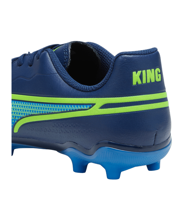 PUMA KING Match FG/AG Jr Gear Up Kids Blau Grün F02 - blau