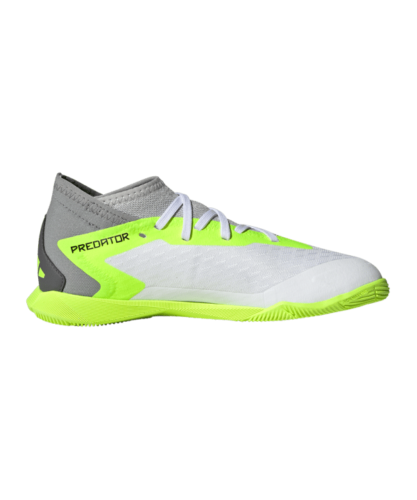 adidas Predator Accuracy.3 IN Halle Crazyrush Kids Weiss Schwarz Gelb - weiss