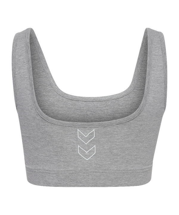 Hummel Hmlelemental Cotton Trainingsshirt Damen Grau F2006