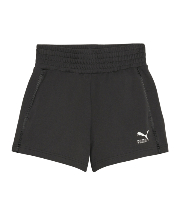 PUMA High Waist Short Damen Schwarz F01 - schwarz