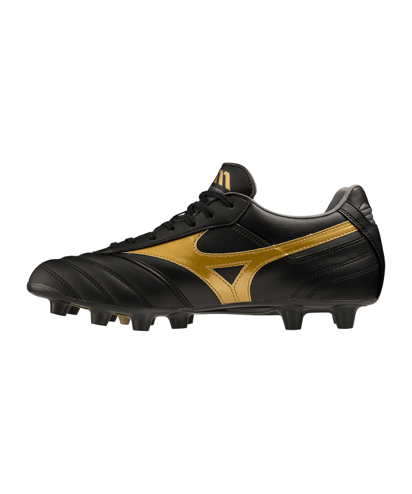 Mizuno Morelia II Pro FG Aurum Schwarz Gold F50 - schwarz
