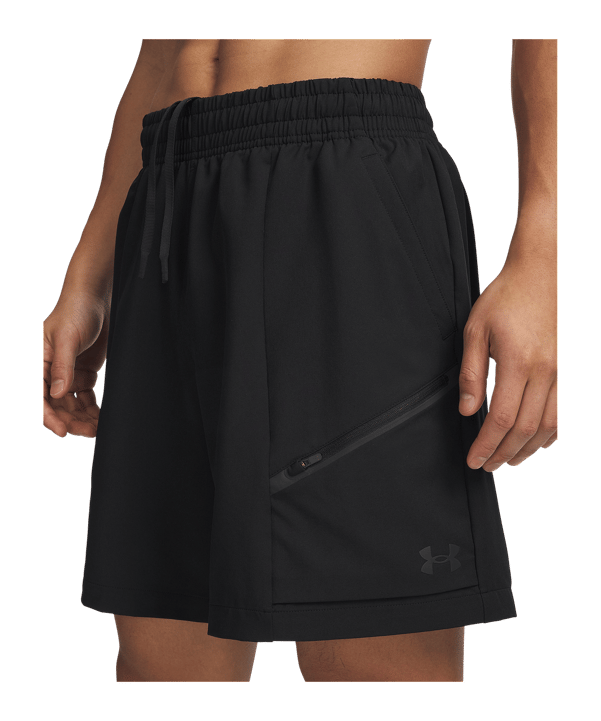Under Armour Unstoppable Woven Short Schwarz F001 - schwarz
