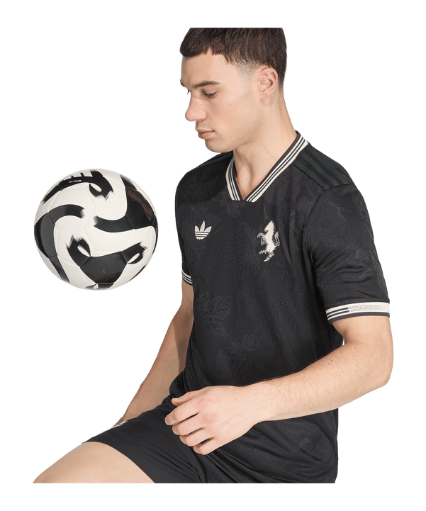 adidas Juventus Turin Authentic Trikot 3rd 2025/2026 Schwarz - schwarz