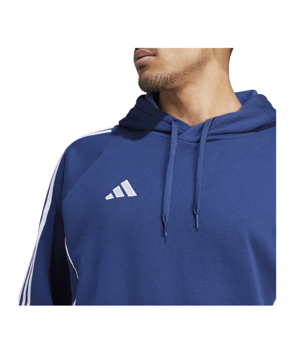 adidas Tiro 24 Hoody Blau Weiss - blau