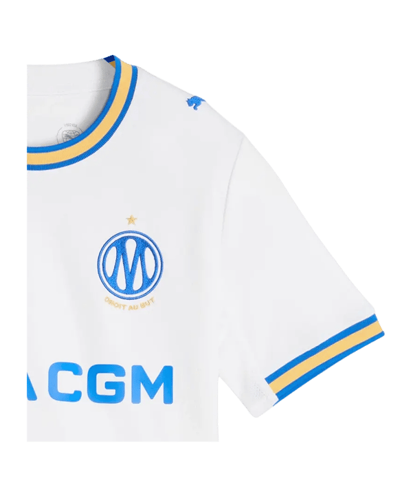 PUMA Olympique Marseille Maglietta Home 2026/2027 Bambini Bianco C01 - bianco
